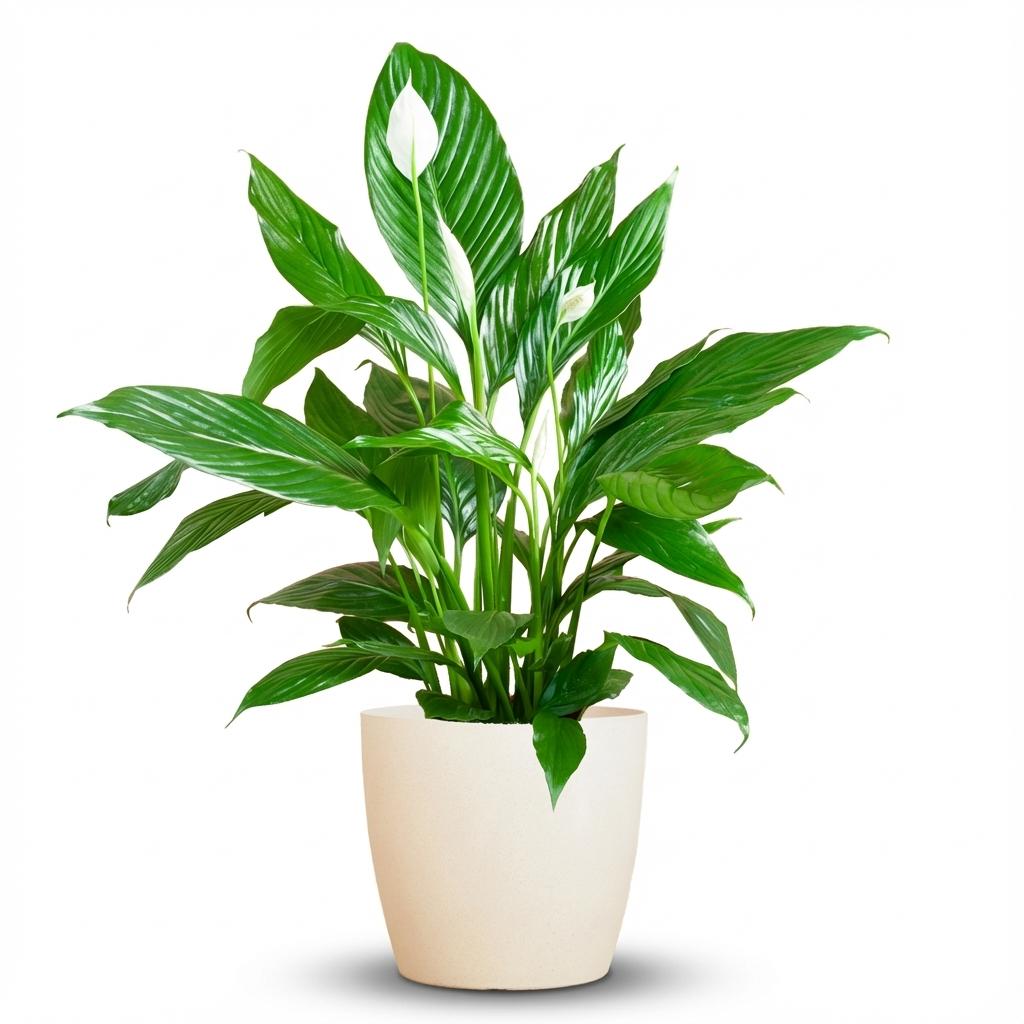 Spathiphyllum mit Potter weiß – 80 cm – Ø21