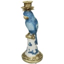 Kerzenhalter mit Blauem Vogel - ↑ 36 cm
