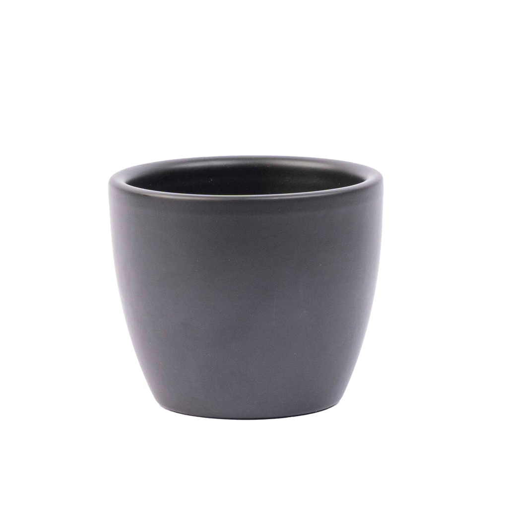 Pot Boule Antraciet mat - D7.5 H6 cm 
