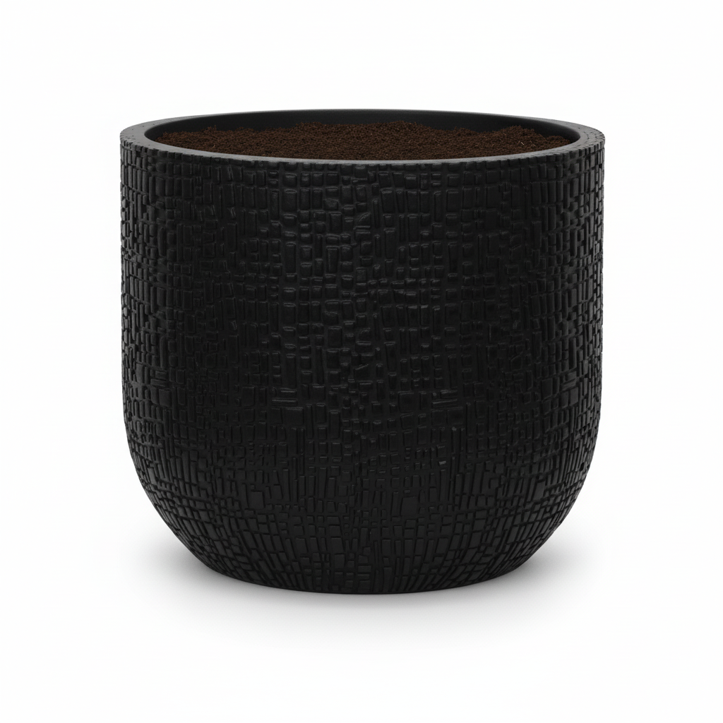 Capi Pot Bol Skin Antraciet - D17cm - H15cm