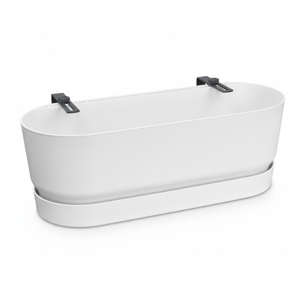 Elho Pot Greenville Easy Balcony D25cm - Weiß