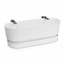 Elho Pot Greenville Easy Balcony D25cm - Weiß