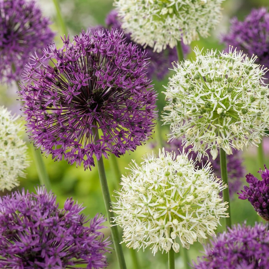 Zierlauch 'Purple' (Allium giganteum) – Zierlauch-Zwiebeln, 15 Zwiebeln