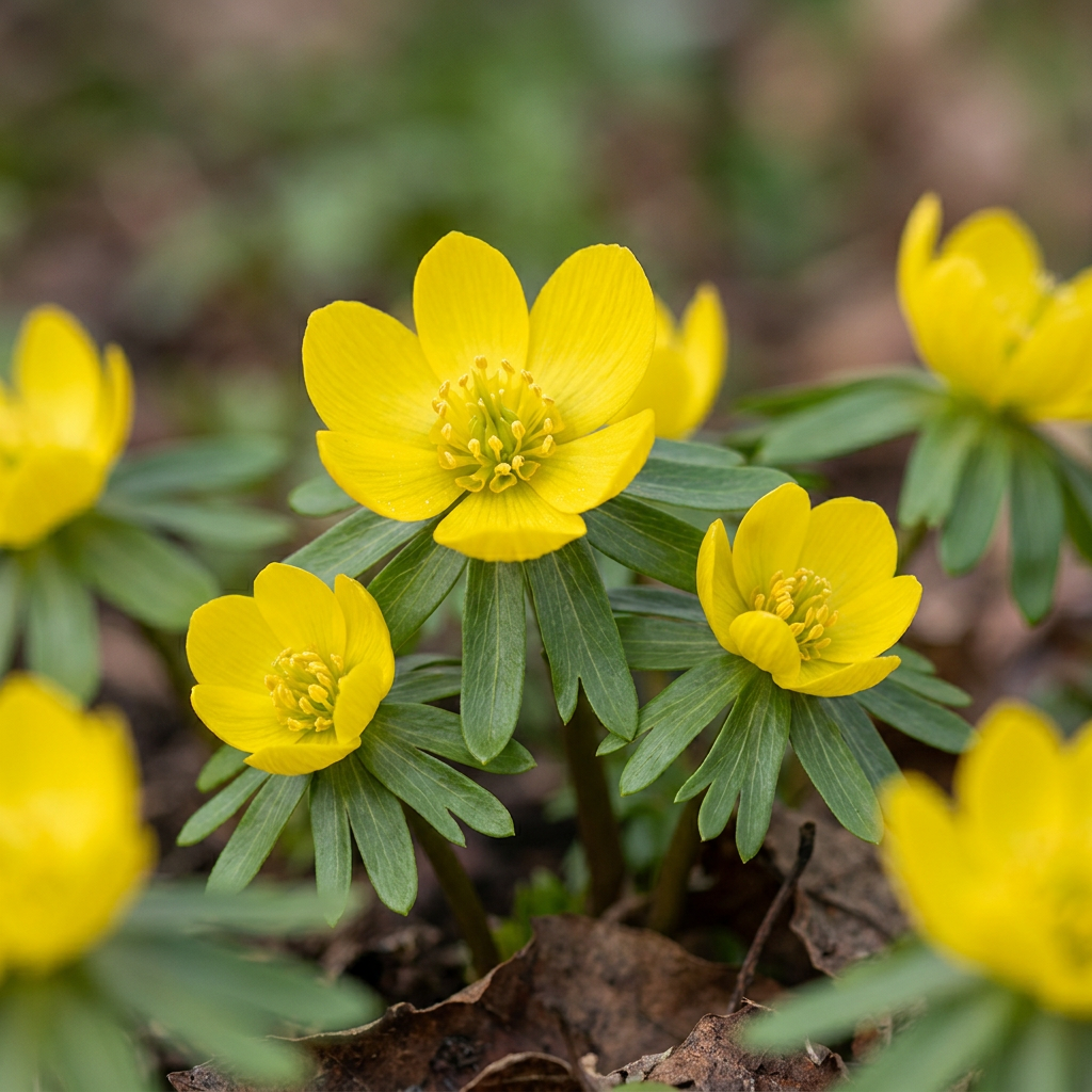Winterling 'Cilicica' (Eranthis hyemalis) – Winterling-Knollen, 25 Zwiebeln