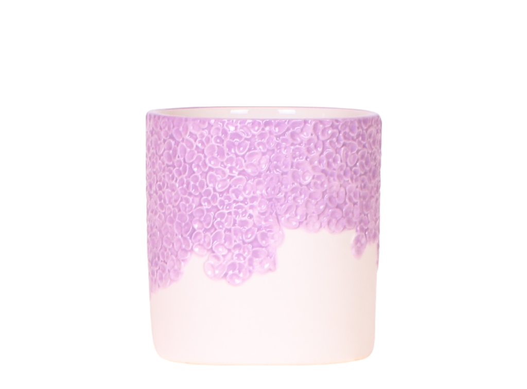 Kolibri Home | Bloom Ziertopf - Lila - Topf-Ø 9 cm
