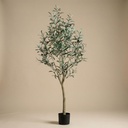 Künstlicher Olivenbaum im Topf - Kunstpflanze - 140 cm