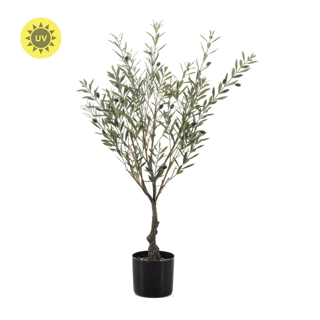 Artificial Olive tree im Topf - Kunstpflanze - UV - 90 cm