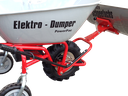 Akkuschubkarre ED120 mit 115ltr. Wanne und Schneeschild