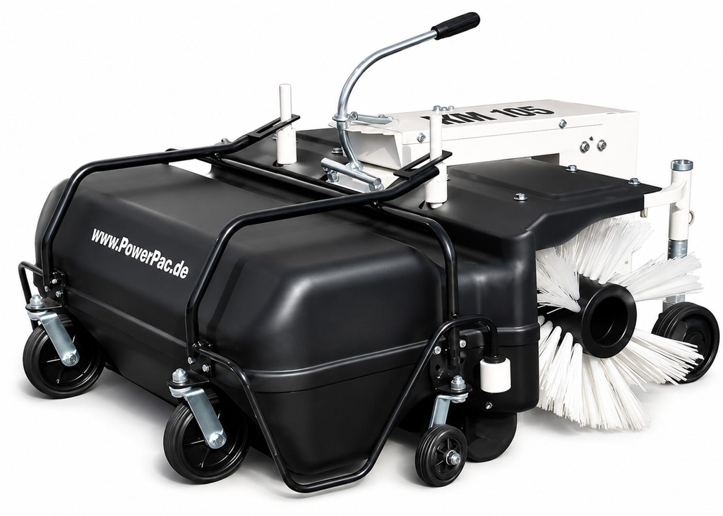 Kehrbesen 85cm inkl. Auffangbehälter mit eigenem E-Motor