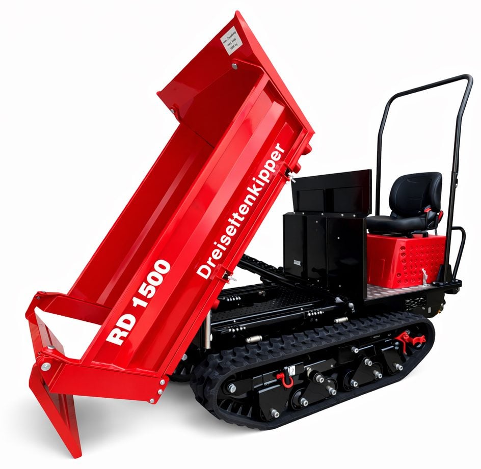 RD1500 Dreiseitenkipper zum Draufsitzen