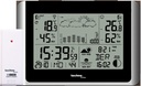WS6767 Funk-Wetterstation mit Außensensor mit DCF77 Funkuhr, Wettervorhersage, Luftdruck-Historie, Innen-/Außentemperatur & Luftfeuchtigkeit, Mondphase, Sonnenauf- und Sonnenuntergang, Frostalarm