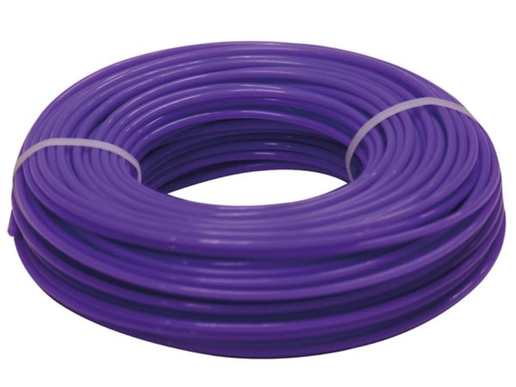 Trimmerfaden, Nylon, lila, 3 mm, 50 m