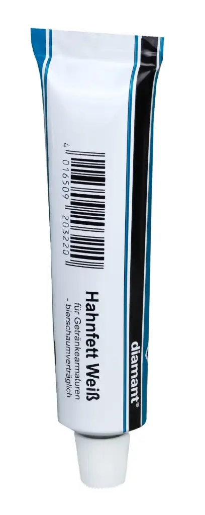 Schankhahnfett, 20 g Tube – geschmacksneutrales Lebensmittelschmierfett für Bierzapfanlagen