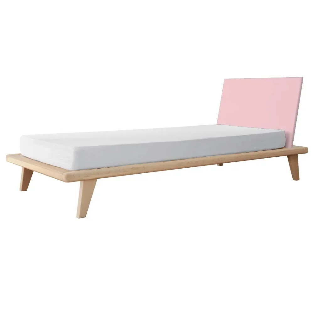 Laurette Kinderbett Zen 100 x 200, Farbe der Flächen: Vieux rose