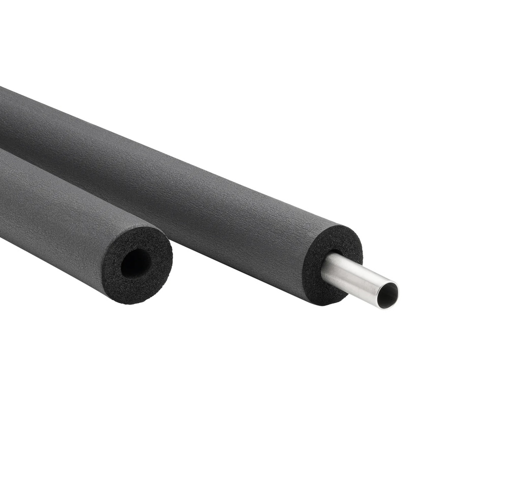 Rohrisolierung INSUL-TUBE aus geschlossenzelligem Schaum auf Kautschukbasis, für 42-mm-Rohre, 32 mm Dämmdicke, 2 m, schwarz
