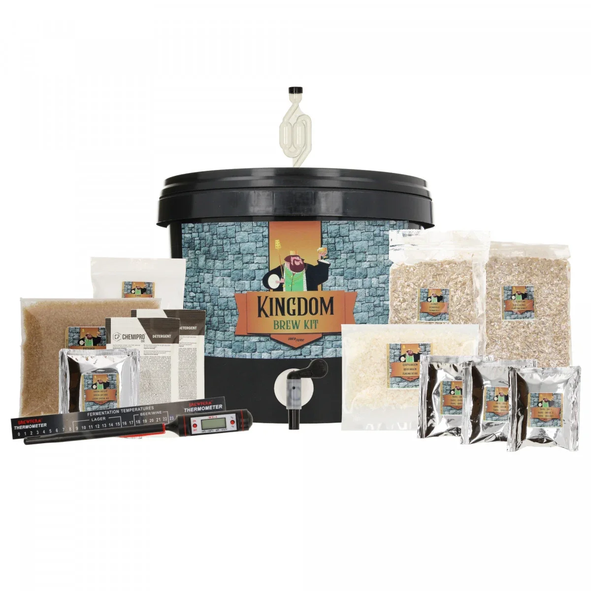 Kingdom Bierbrauset, Brew Kit - Tripel, Komplette Malzmischung für 5L Bier