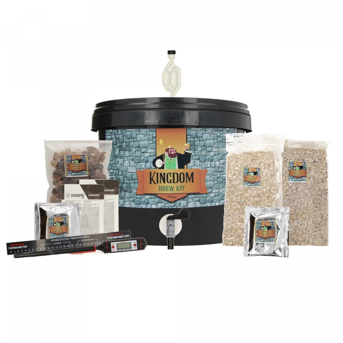 Kingdom Bierbrauset, Brew Kit - Dunkel, Komplette Malzmischung für 5L Bier