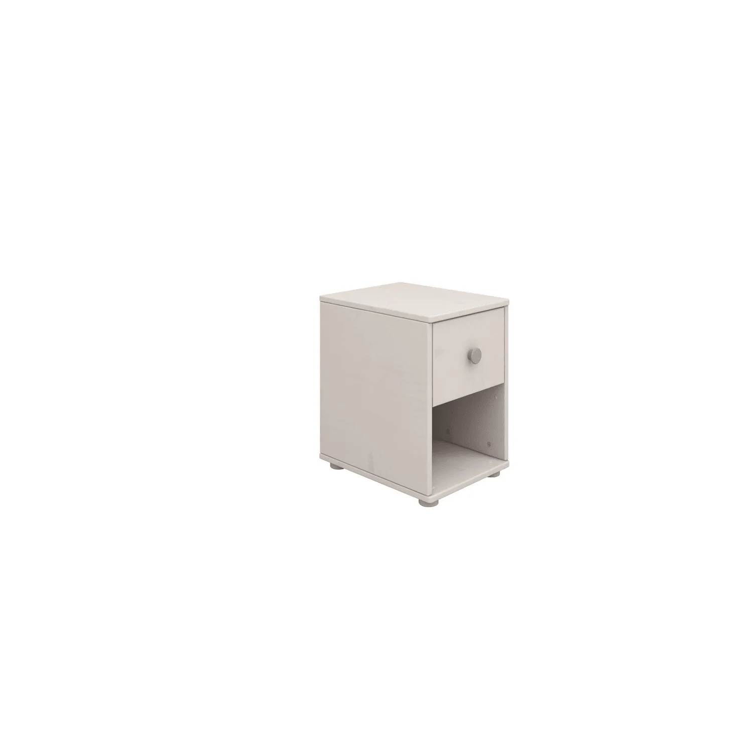 Flexa Kommode - Classic, mit 1 Schublade, 36x51,8 cm, Farbe: Grau gekalkt / Grau gekalkt / Naturgrün