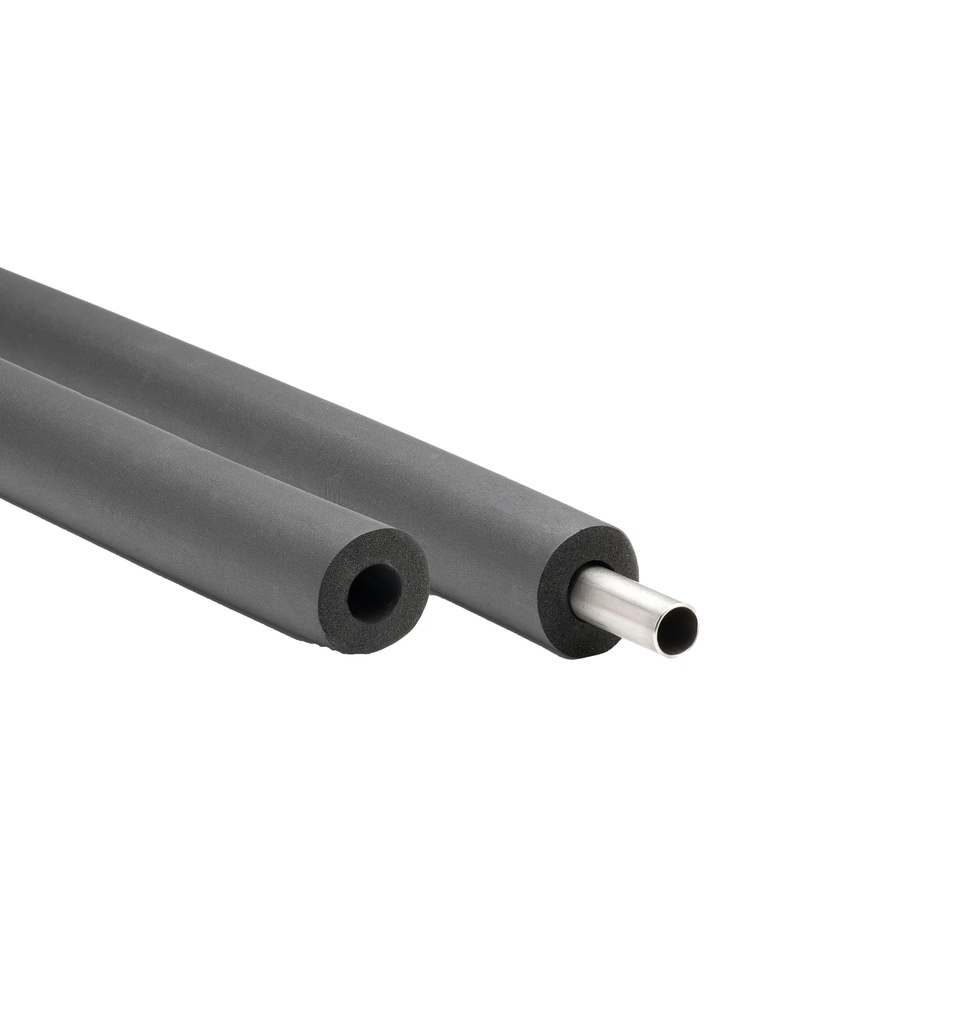 Rohrisolierung AEROFLEX HT, geschlossenzelliger EPDM-Schaum für 125-mm-Rohre, 19 mm Dämmdicke, 2 m, schwarz