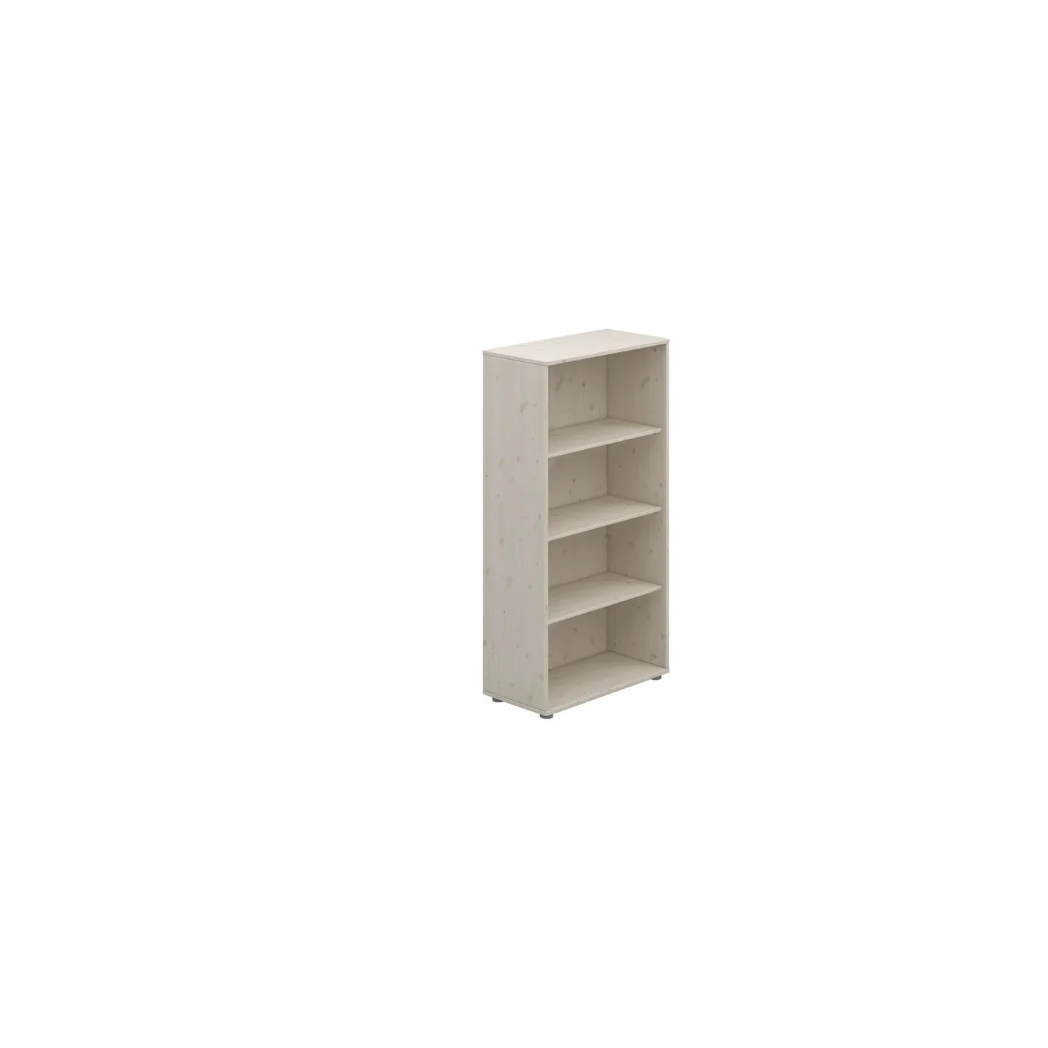 Flexa Bücherregal - Classic, mit 3 Regalbrettern, 72x138 cm, Farbe: Weiß gewaschen