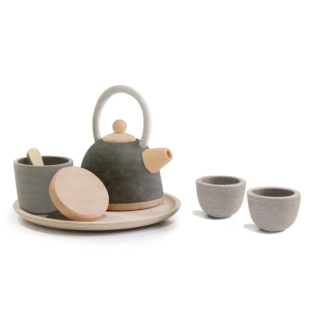 Plan Toys Spielzeug Tee-Set orientalisch Holz