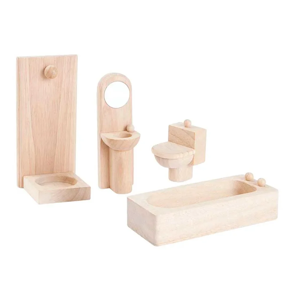 Plan Toys Badezimmer klassisch Zubehör für Puppenhaus