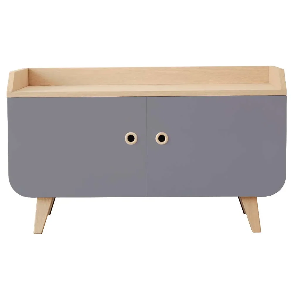 Laurette Sideboard Zen, Farbe der Flächen: Gris Souris
