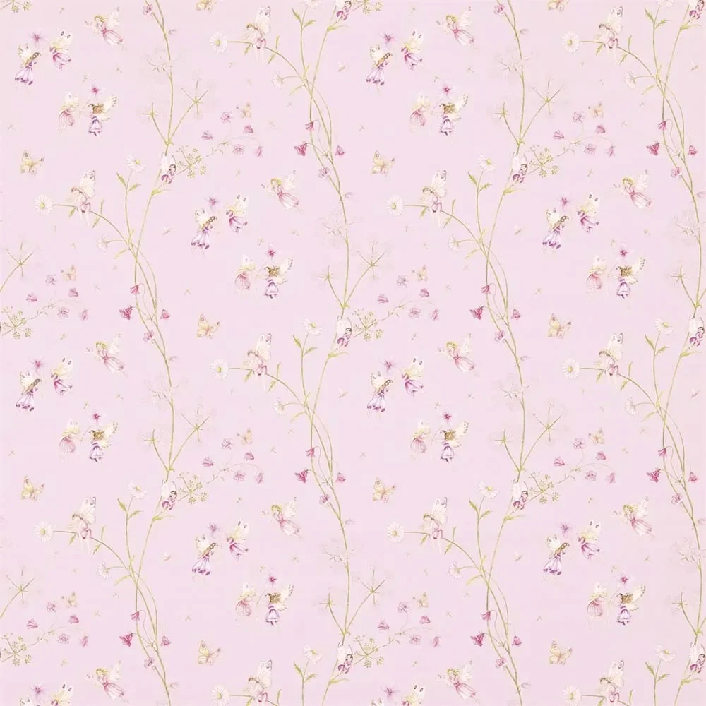 Little Sanderson Abracazoo Motivstoff Feen Garten rosa