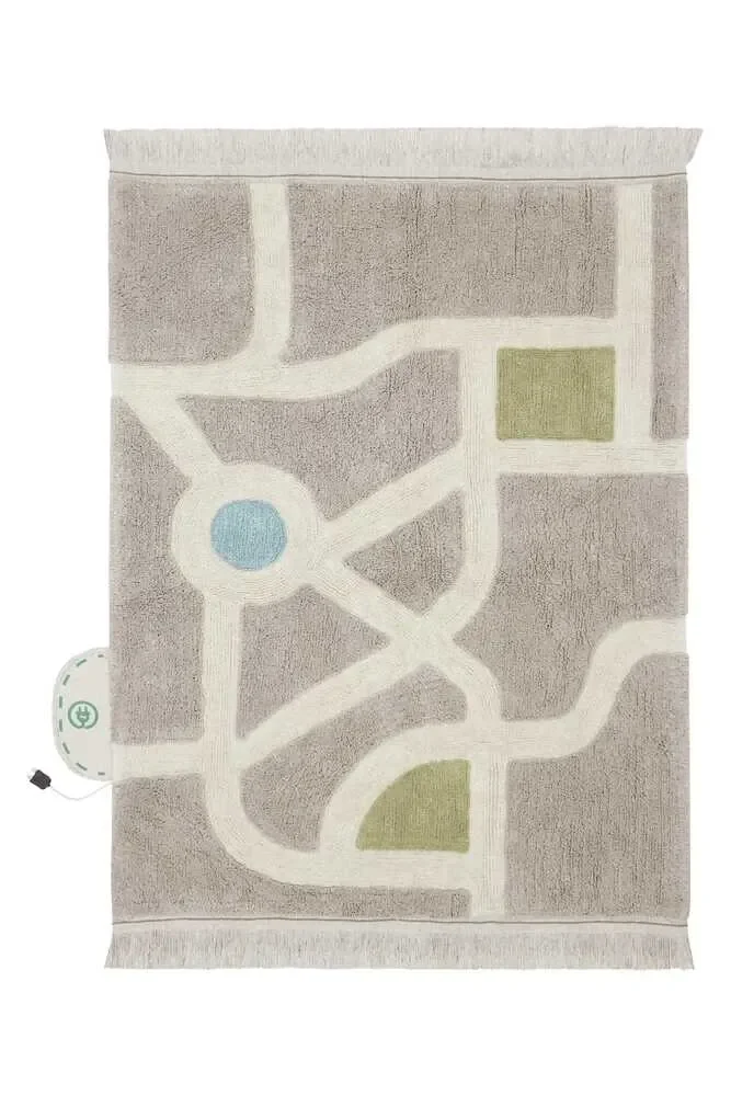 Lorena Canals Waschbarer Teppich, Spielteppich - Ecocity, 120 x 170 cm