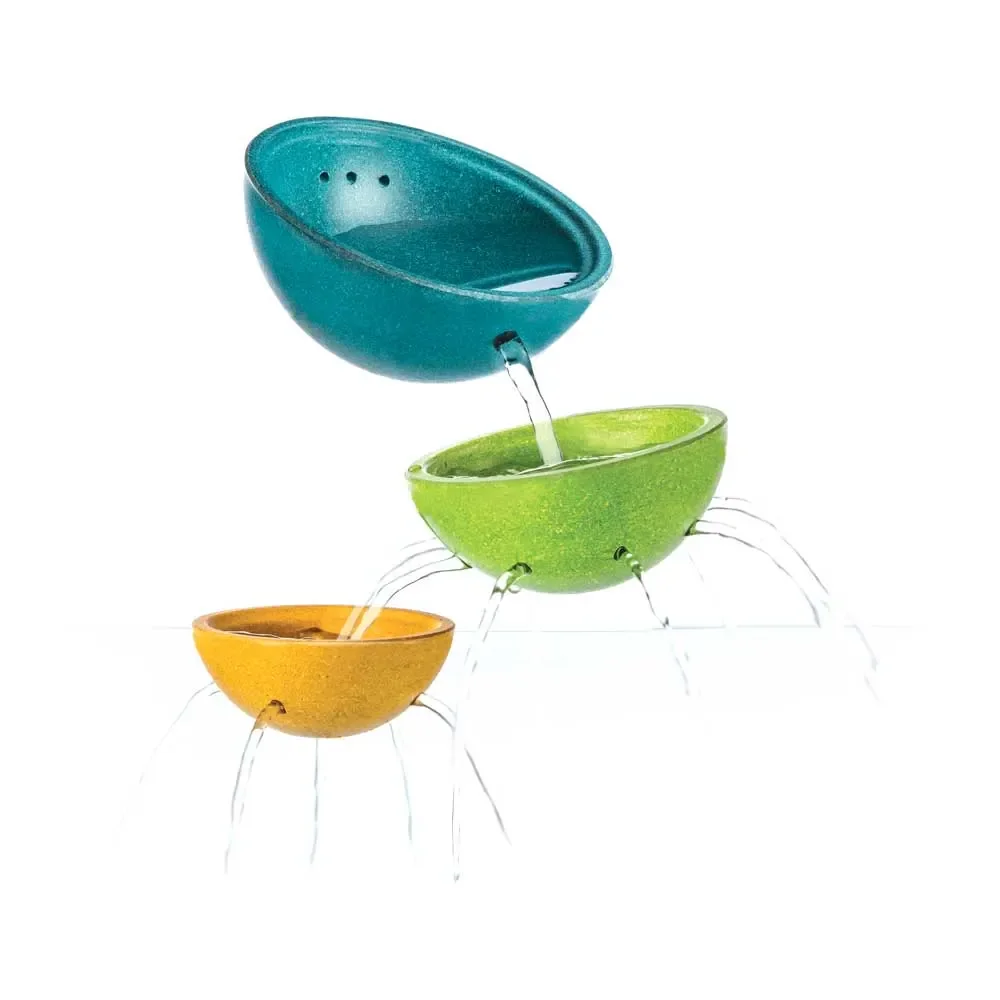 Plan Toys Badewannen Spielzeug Becher-Set bunt