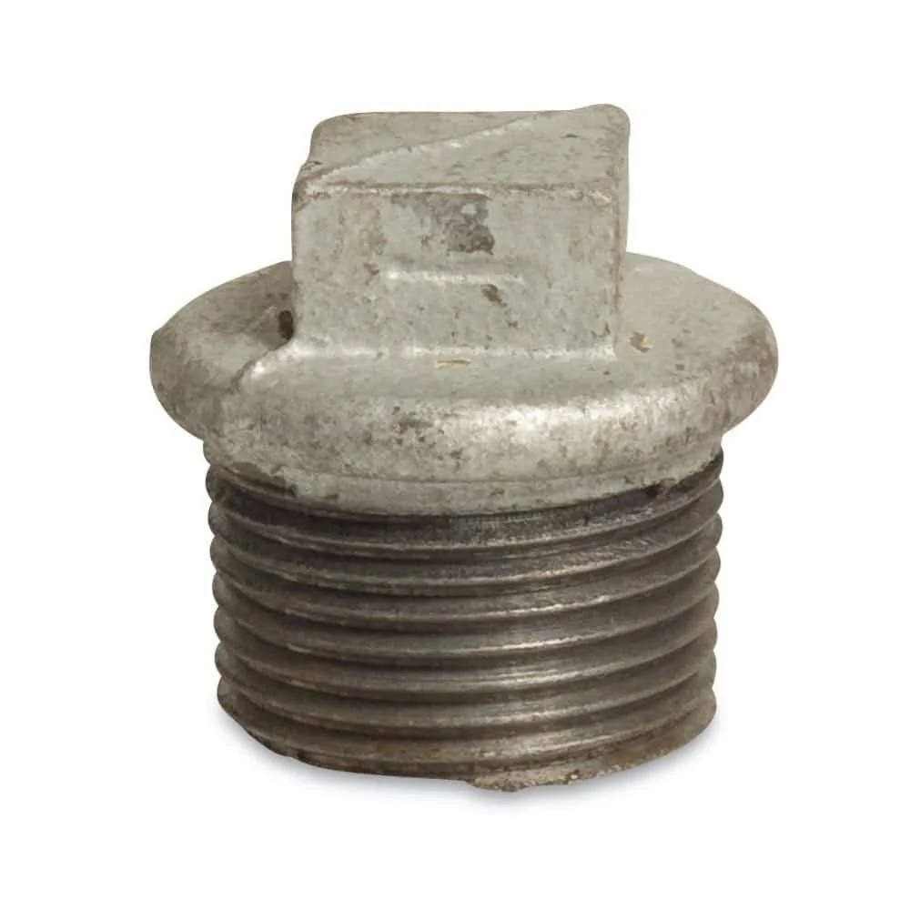 Gewindefitting Temperguss Stopfen 3/8", verzinkt