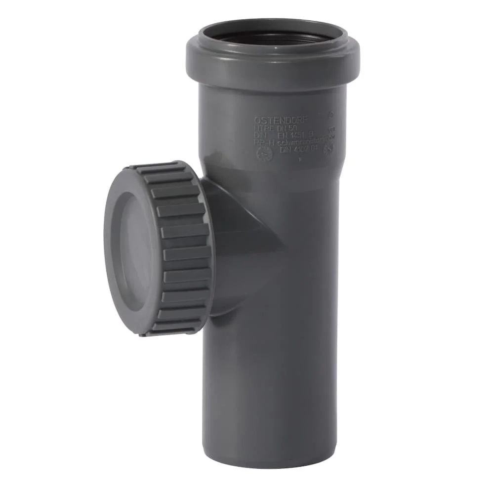 Reinigungsrohr DN 50, HT Rohr, Abwasserrohr