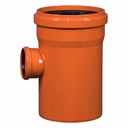 KG Rohr Abzweig DN 250/110 87 Grad, Kanalrohr PVC-U