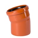 KG Bogen DN 200 15 Grad, Abwasserrohrbogen, Kanalrohrsystem