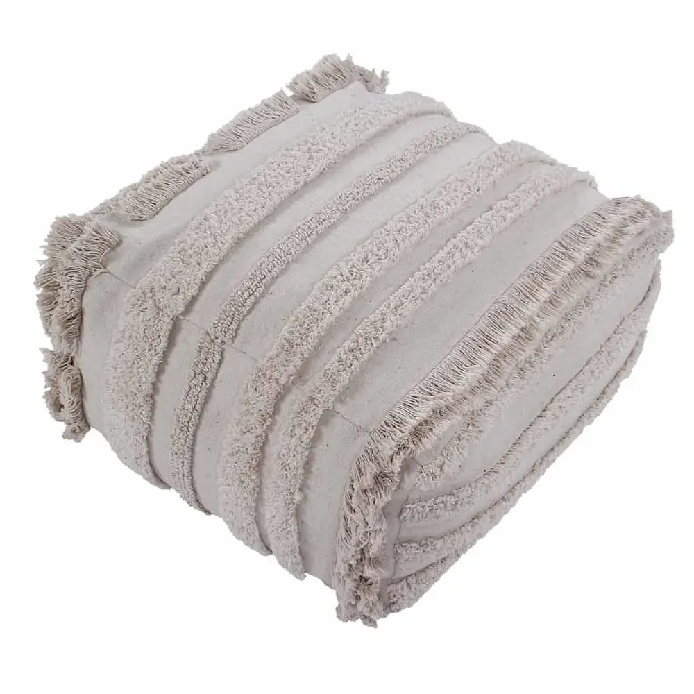 Lorena Canals Bodenkissen / Sitzpuff "Air" natur