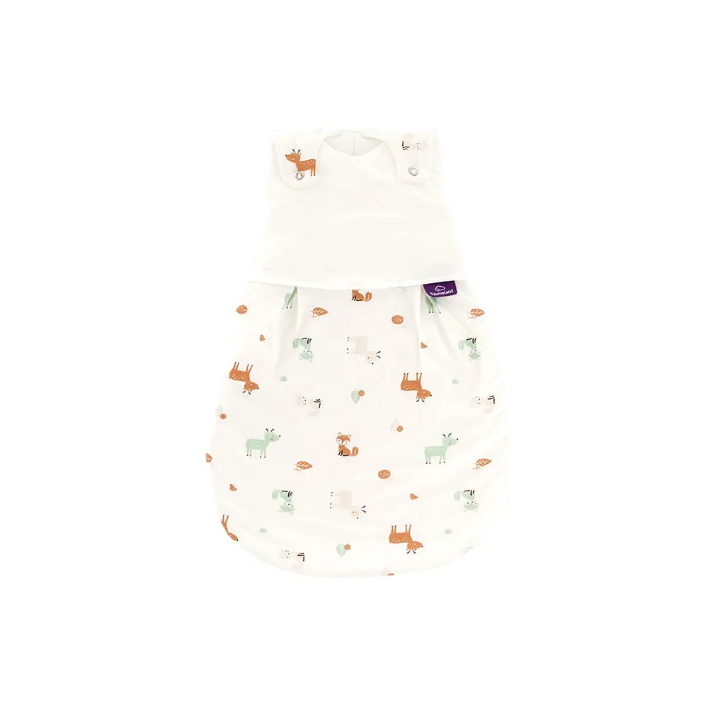 Träumeland Liebmich Baby Schlafsack, Schlummersack, Innenschlafsack - Waldtiere, Grösse: 62/68