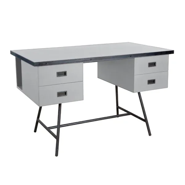 Laurette Schreibtisch L50, Farbe: Gris