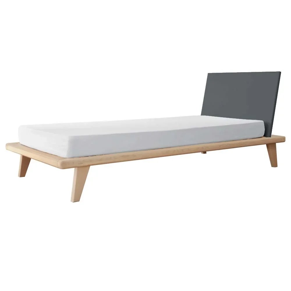 Laurette Kinderbett Zen 100 x 200, Farbe der Flächen: Charbon