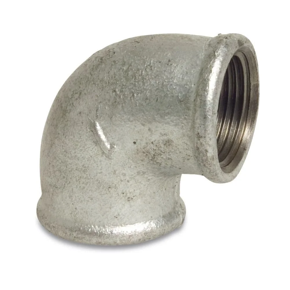 Gewindefitting Temperguss Winkel 90° 1 1/2" IG x 1 1/2" IG