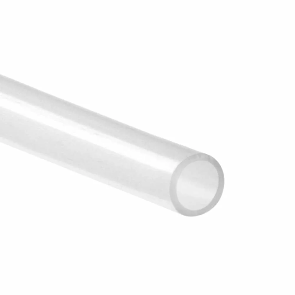 Silikonschlauch, transparent, 6x7 mm, 60 Shore A, lebensmittelecht, hitzebeständig