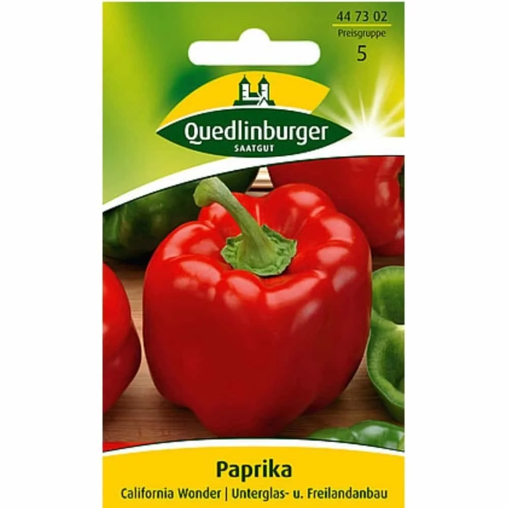 Paprika Samen, California Wonder, zum Anbauen