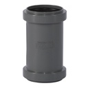 HT Rohr DN 50, Doppelmuffe, Abwasserrohr, 50mm