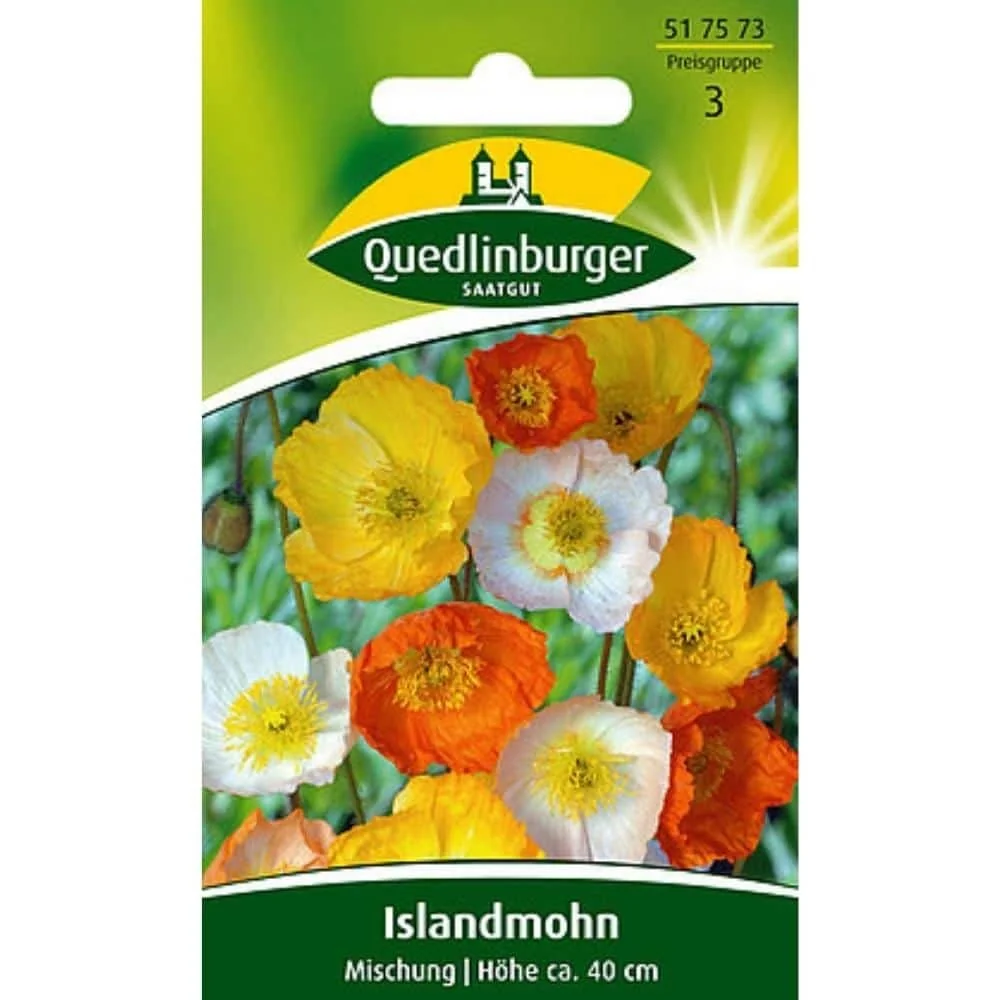 Islandmohn Mischung, Mohnblumen, Blumensamen
