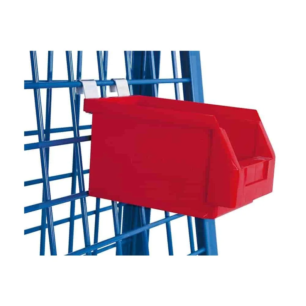 Materialkiste rot, Kunststoffbox klein, Aufbewahrungsbox