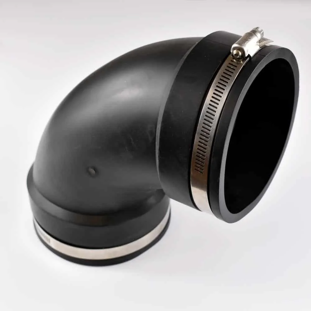 Flexible Rohrverbinder 110mm, Bogen flexibel, Kupplung, Boni