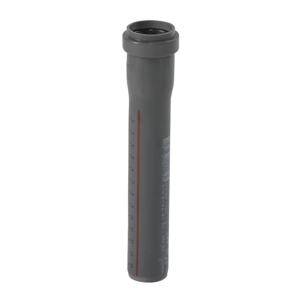 HT Rohr 125mm, Abflussrohr, DN 125, 1500mm, Hausentwässerung