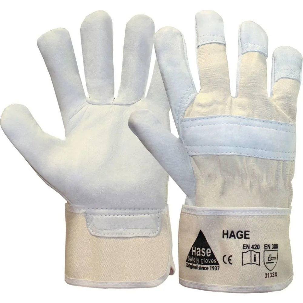 Arbeitshandschuhe Leder Gr. 10, robuste Handschuhe