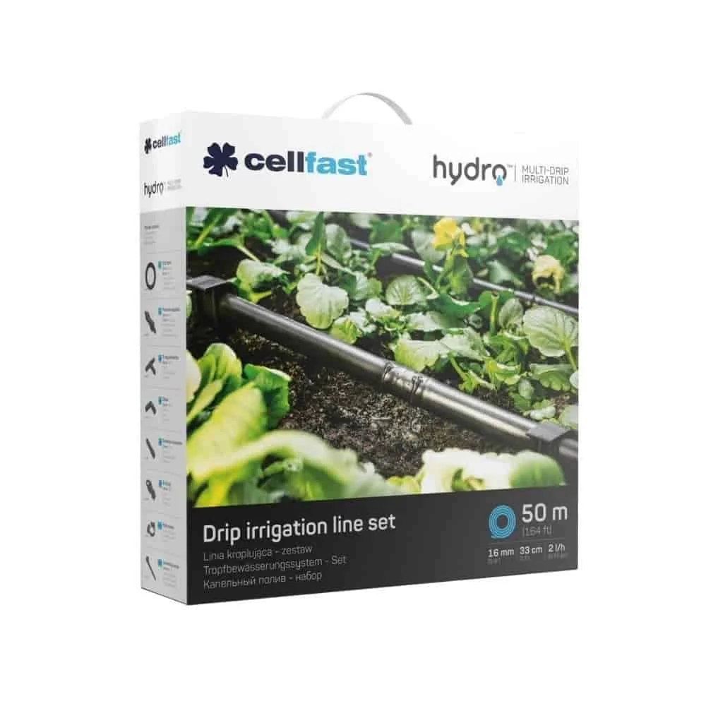 Tropfbewässerung, Bewässerungssystem Set 50m, Gartenbewässerung