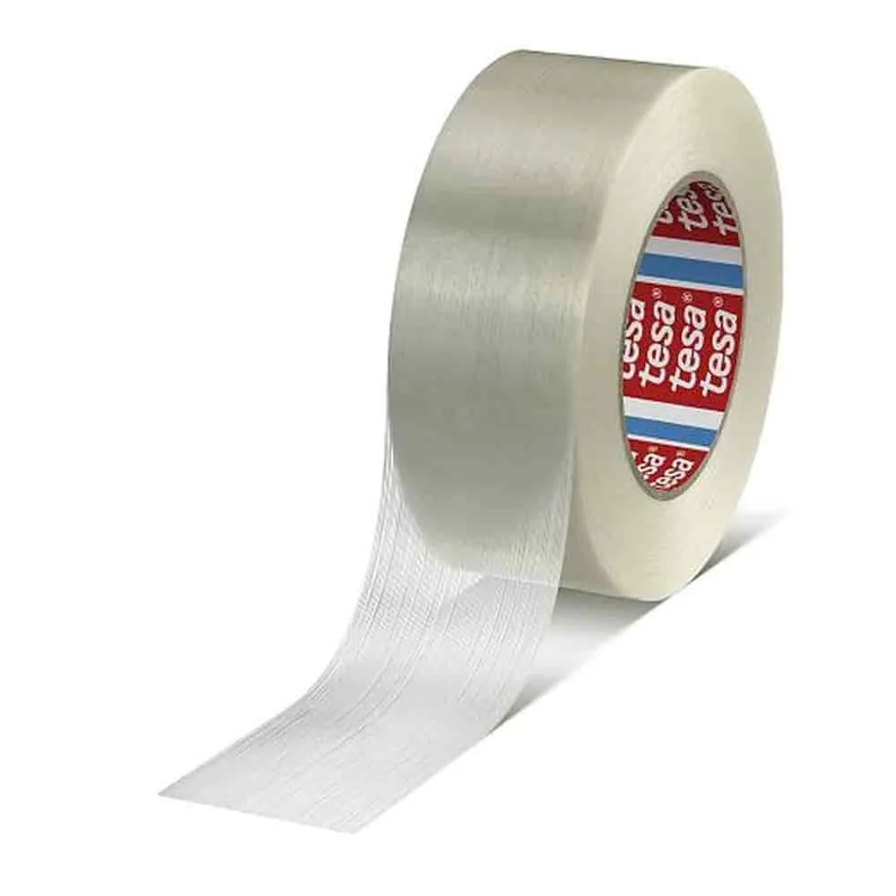 Filamentklebeband, glasfaserverstärktes Klebeband, transparent, 50mm
