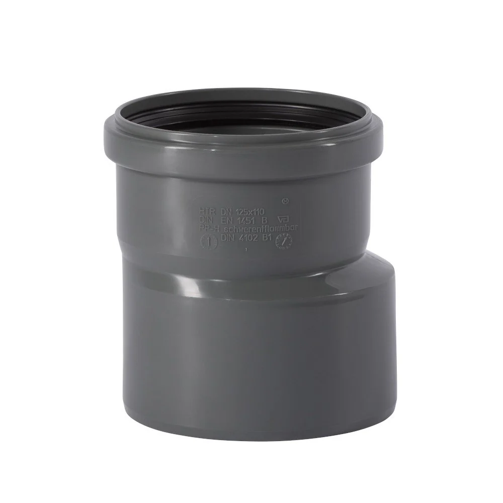 HT Rohr Reduzierung 125/110, Abwasserrohr